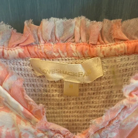 LoveShackFancy Olani Pink Eyelet Dress - Picture 5 of 7